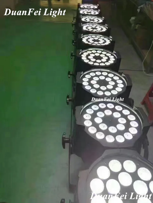 8 лотов прожектор из алюминиевого сплава Par64 Rgbw Wash Dmx Lyre светодиодный Par 24x10w|Эффект