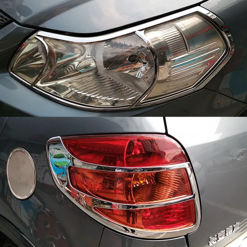 Автозапчасти ABS Хром Передняя фара Крышка лампы задняя крышка для Suzuki SX4 5dr 2007 2012
