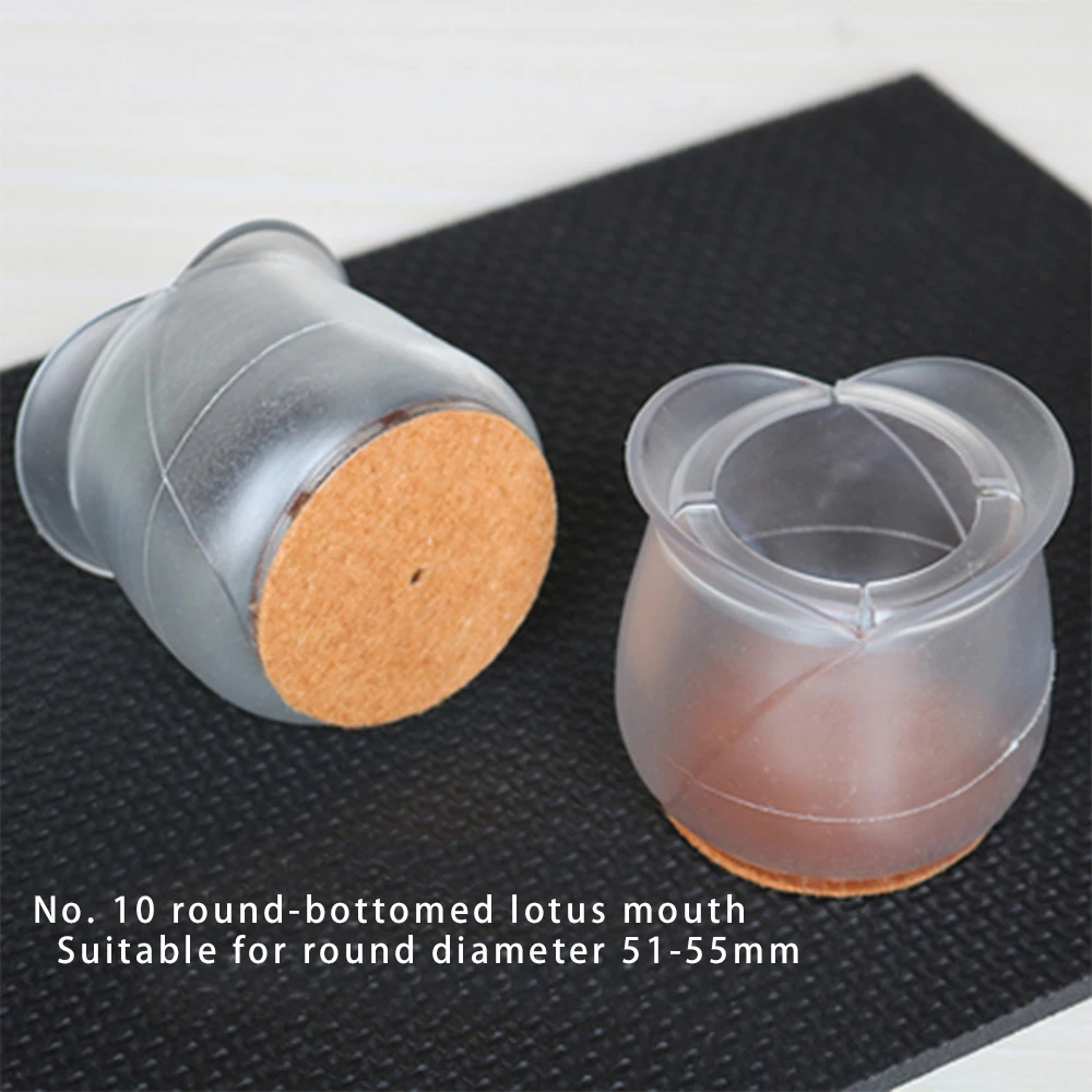 4 шт. пластиковая подставка для стула защита ног Нескользящая квадратная носочки