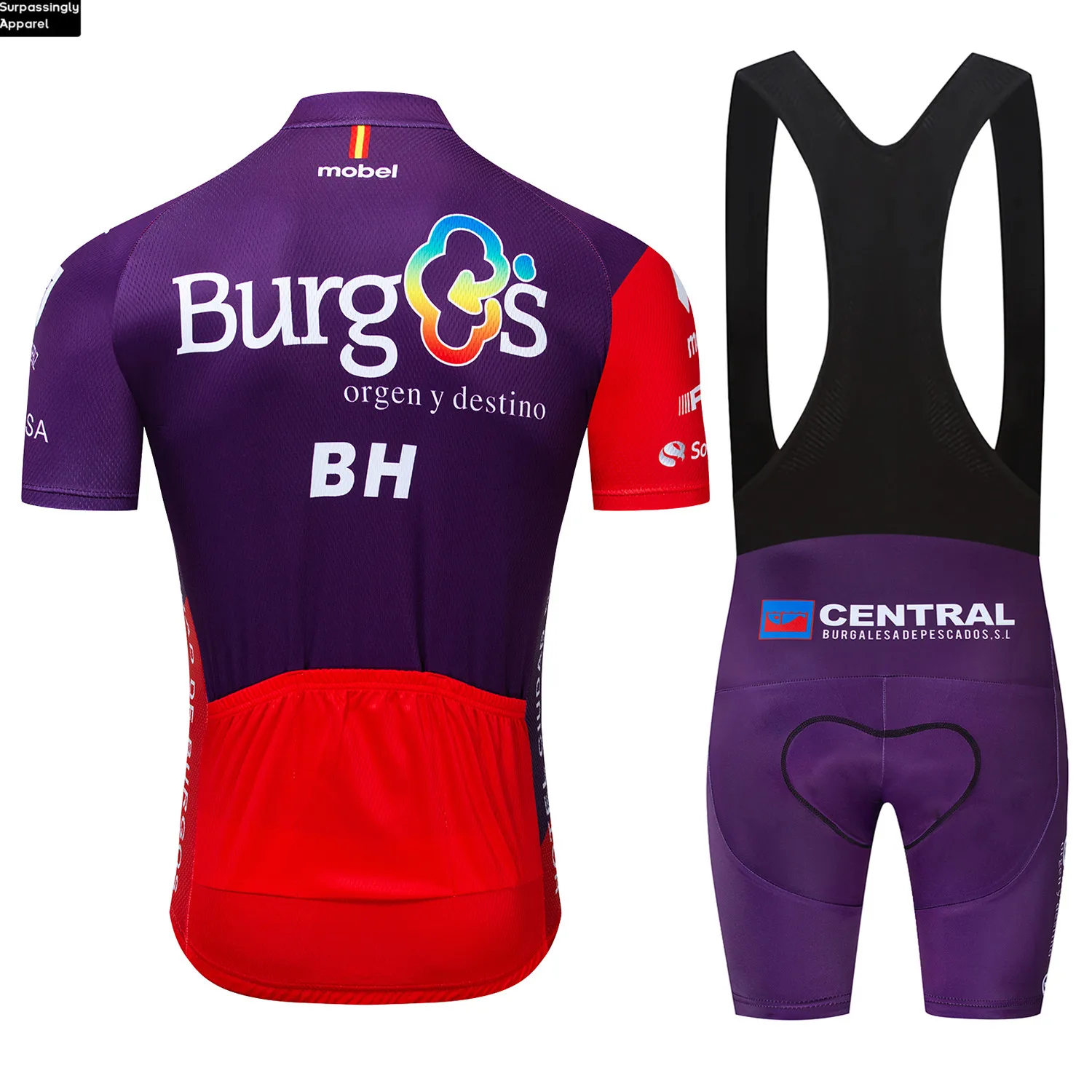 2019 Red BH Велоспорт Джерси 9D гелевая подкладка велосипедные шорты MTB Ropa Ciclismo дышащая