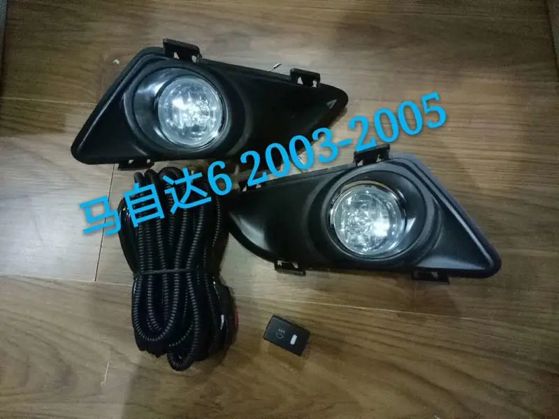 

Osmrk halogen fog lamp front bumper light +fog lamp cover for mazda 6 2003-2005