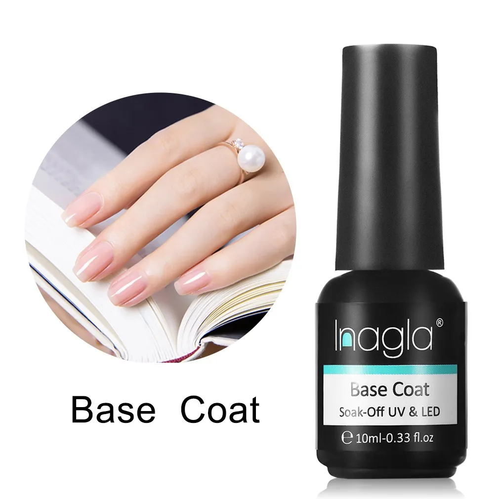 10ml Base Coat Inagla 5D Гель-лак для ногтей с эффектом «кошачий глаз» 10 мл Магнитный замачивающий УФ гель-Лаки Звездный нефритовый эффект лак УФ Гель-лак для ногтей - Цвет: 10ml Base Coat