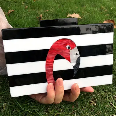 2018 новая Мини акриловая женская сумка на плечо диагональная маленькая