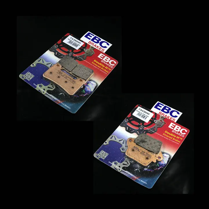 Front Rear Brake Kit EBC оригинальные тормозные колодки комплект Подходит для Honda CBR600RR VFR800 CBR1000RR CB1000 передние и задние тормозные колодки Аксессуары для мотоциклов - Цвет: Front Rear Brake Kit