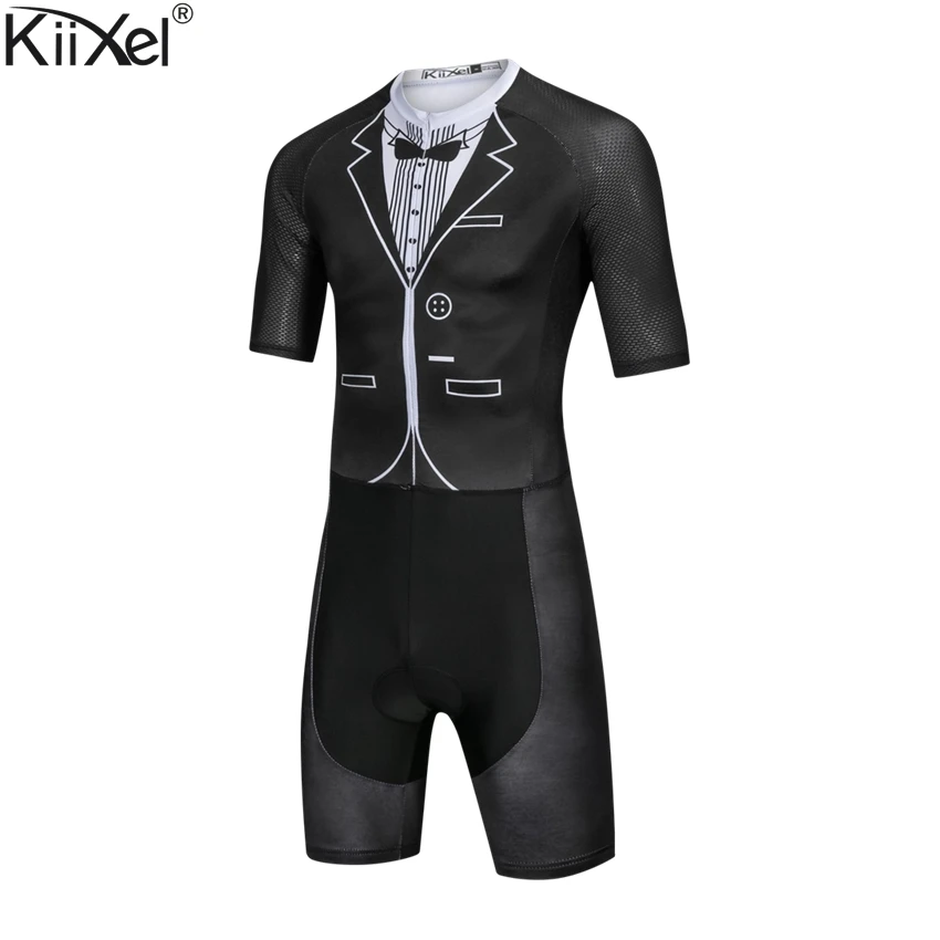 Бразильский джентльмен велокостюм мужской триатлон короткий рукав Speedsuit одежда