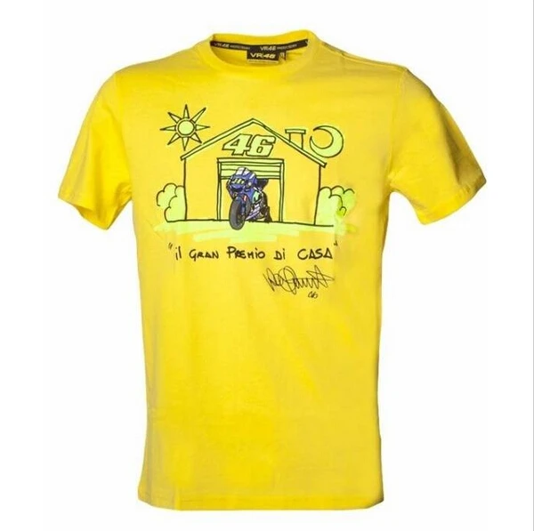 Мудрость 2016 ХОРОШЕЕ мужская новый велоспорт рубашку Росси VR46 Луна Футболки