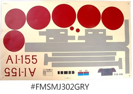 FMS Zero 1400 мм электрический RC модель самолета PNP FMS033