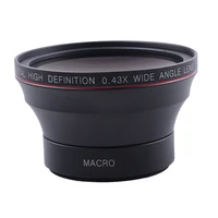 58mm 0 43x wide angle lens macro lens for cannon 750dd350d 400d 450d 500d 1000d 550d 600d 1100d 1300d 18 55mm lens