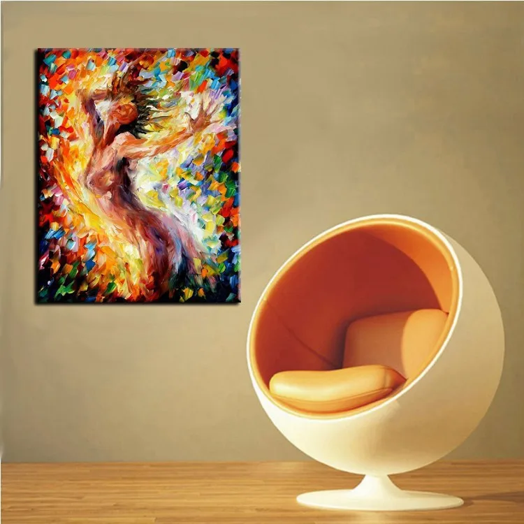 Новый дизайн ручная роспись картины для девушек настенная живопись на холсте