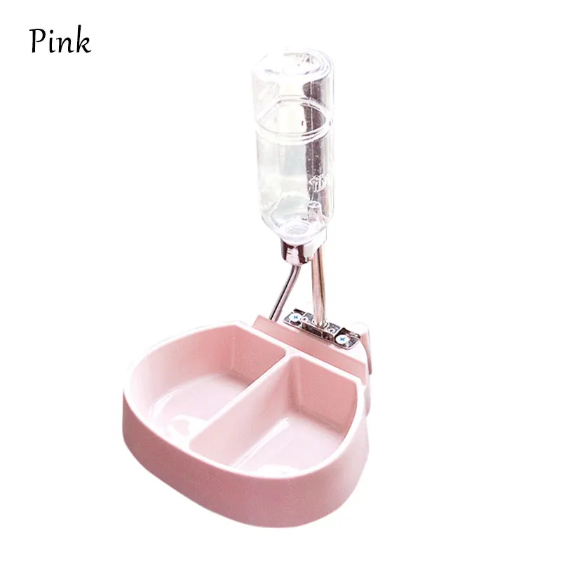 Pink Питомец кошка вода питьевой диспенсер бутылка для воды 1.5L кормушка для кошек и собак поилка для кошек миска питьевой фонтан кошка дозатор для кормления - Цвет: Pink