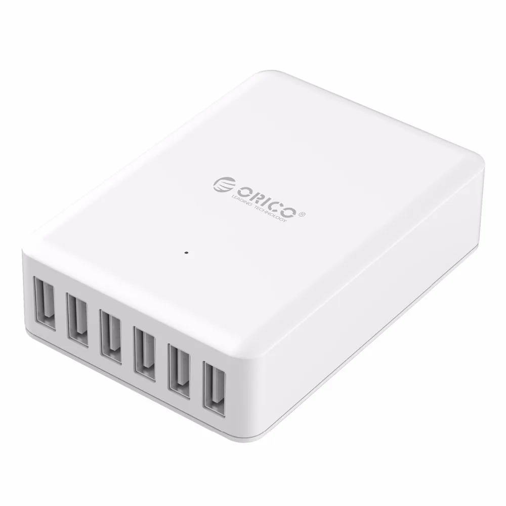 ORICO универсальное USB зарядное устройство 6 портов умное зарядное устройство 5V2. 4A Макс выход 50 Вт настольное зарядное устройство для мобильного телефона для iPhone samsung Xiaomi