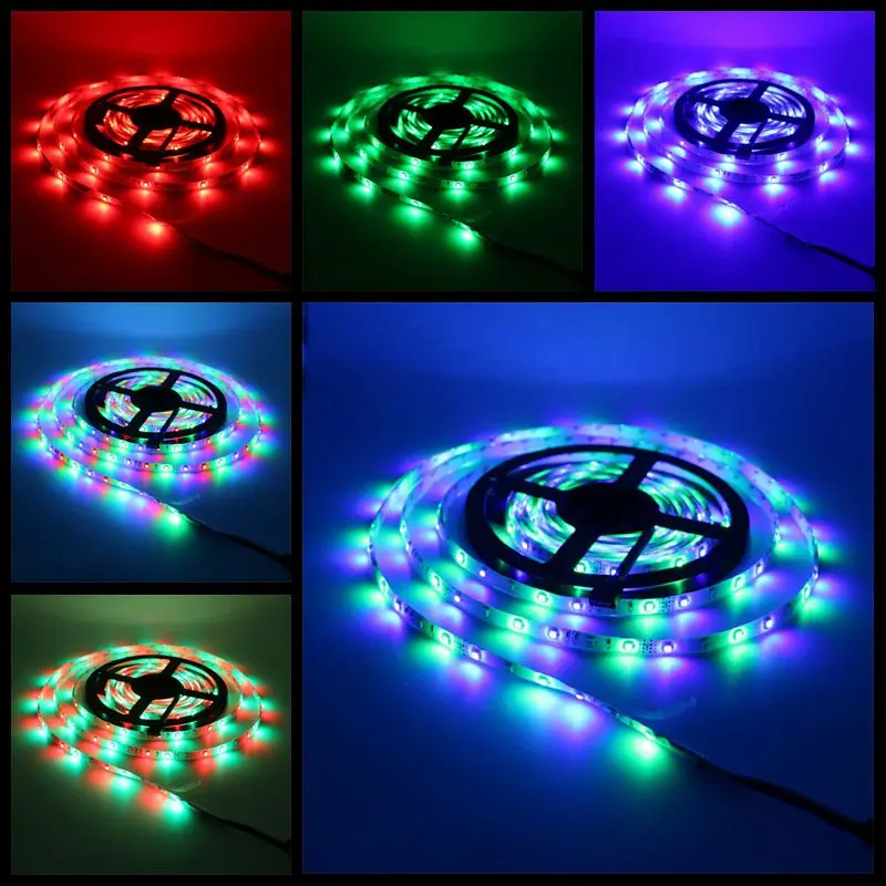 Водонепроницаемая светодиодная лента RGB SMD 3528 5 м 60 светодиодов/м + пульт