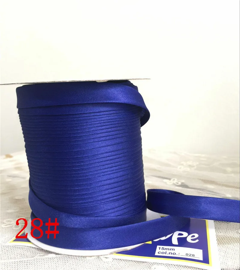 Col No.28 5/"(15 мм) X25Yards/карта атласная косая лента, AW бренд ручной работы для пошив одежды «сделай сам» и обрезки - Цвет: Col No.28