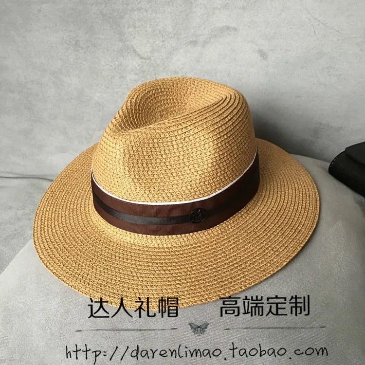 Двойной черный металлический логотип двойной цвет ленты сэр соломы затенение