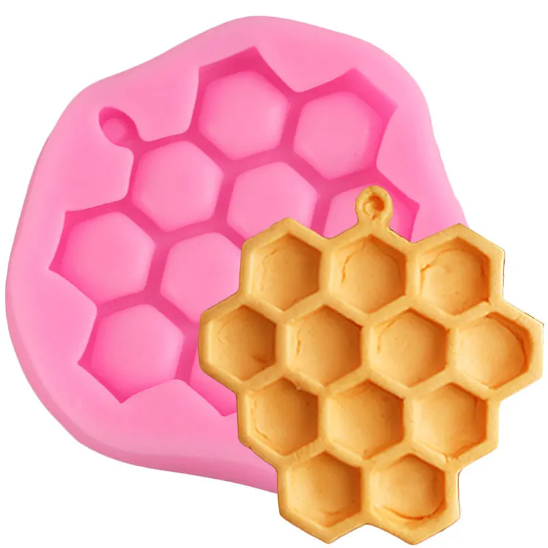 1 шт. силиконовая форма ручной работы в виде сот для кухни помадки торта