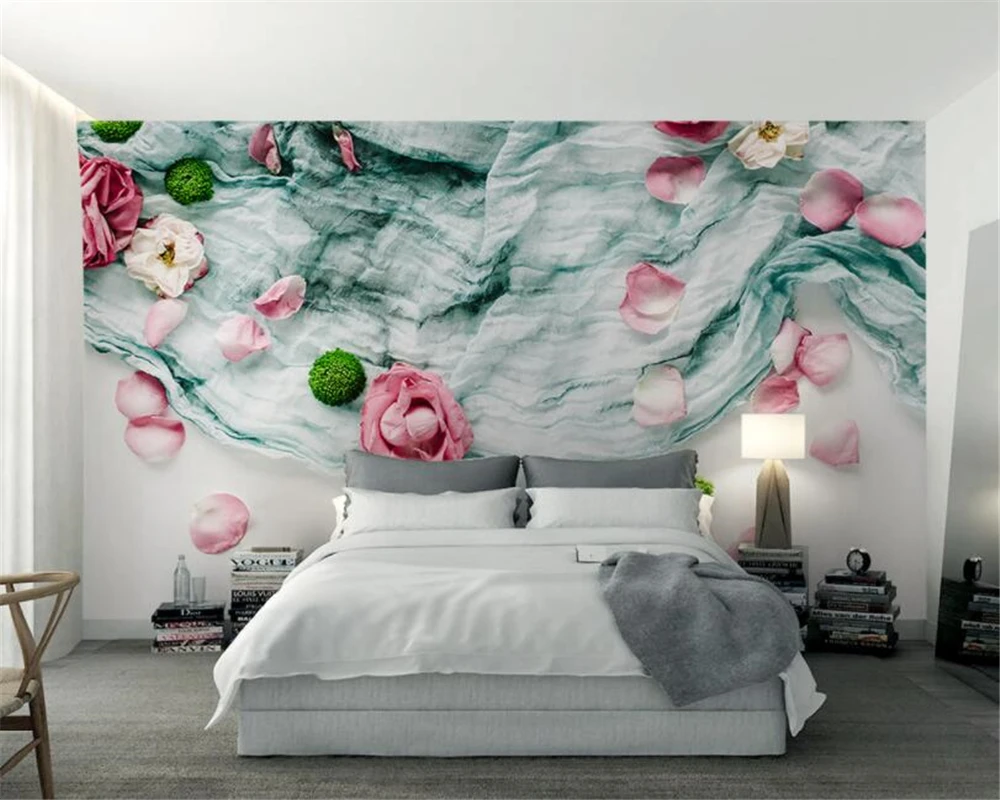 Обои на заказ фотообои стену розами в пасторальном стиле 3D обои для гостиной