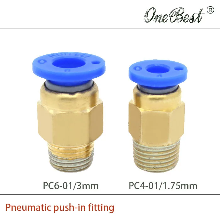 Пневматический Соединитель с дистанционной J головкой фитинг 1 75 мм/3 мм