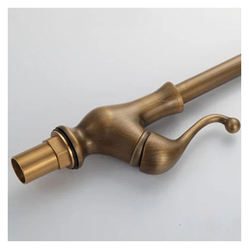 Европейский стиль медный кран для раковины антикварный кухонный ванной комнаты