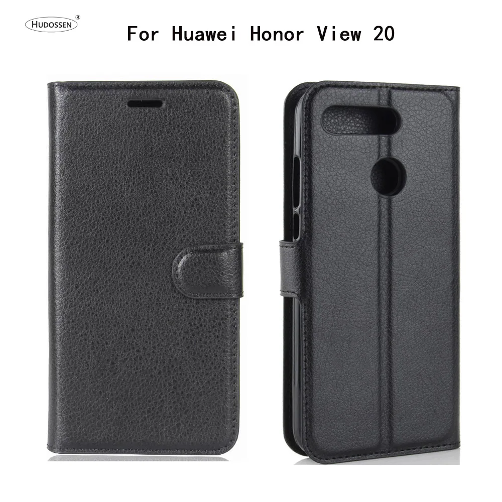 HUDOSSEN For Huawei Honor View 20 PCT-LX9 PCT-L29 Case Luxury Flip Leather Back Cover Phone Accessories Bag View20 | Мобильные