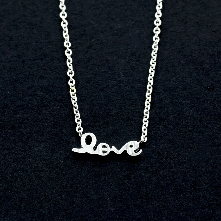 V Attract Fashion Wedding Jewelry Stainless Steel Love Letter Necklaces Gold Color Statement Choker Necklace For Bride | Украшения и