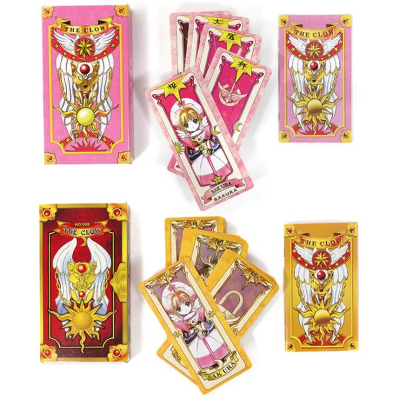 Аниме Cardcaptor Sakura Косплей Реквизит Клоу карты Таро Cartomancy