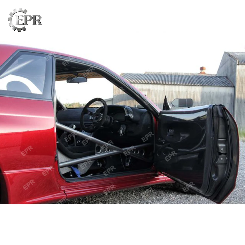 Для Nissan R34 GTR каркасная карточка для внутренней двери из углеродного волокна RHD