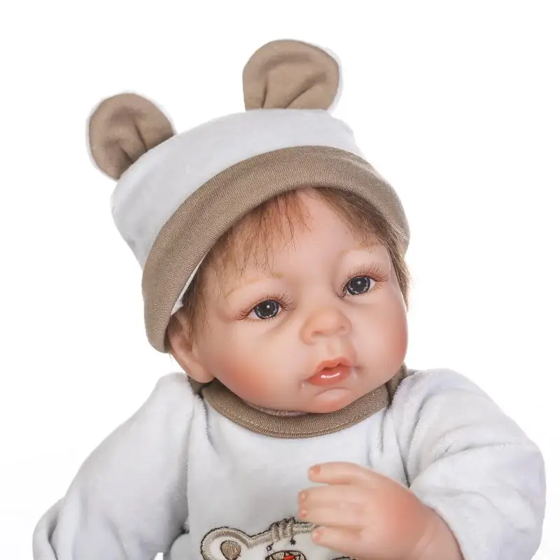 42 см Bebe Reborn Мальчики Кукла 16 дюймов Новорожденный ребенок Живой куклы