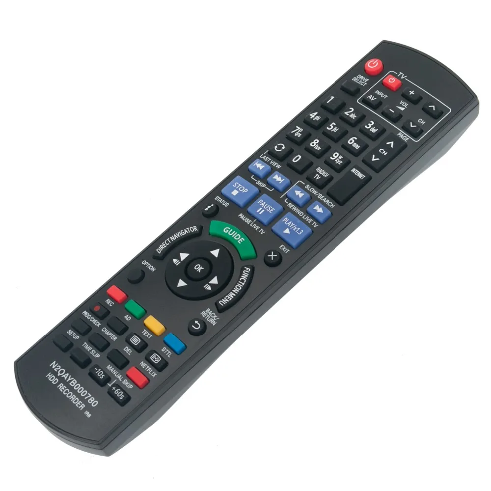 Новый пульт дистанционного управления N2QAYB000780 для Panasonic DVD размытый рекордер DMR-HW120