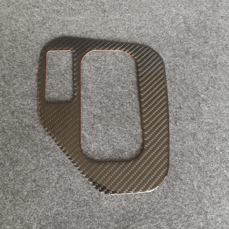 Автомобильная внутренняя ручка переключения положения наклейка из углеродного