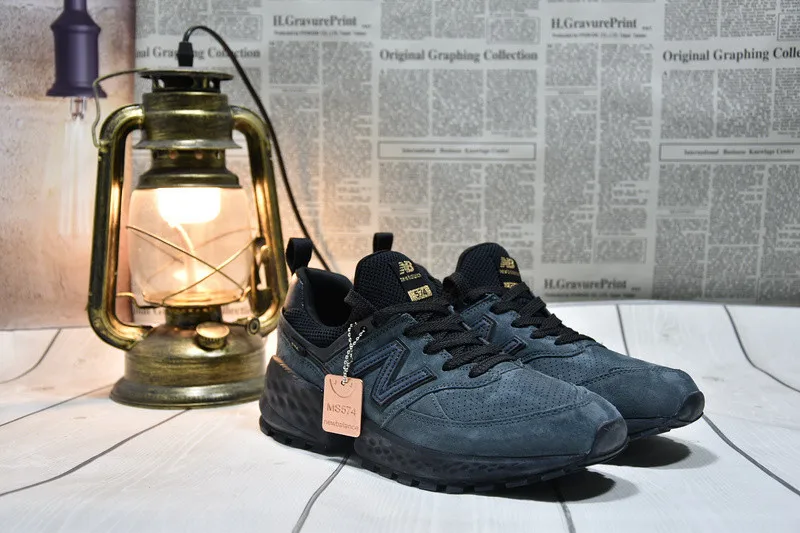 Black NEW BALANCE 574v3, мужская и женская обувь, спортивная обувь, вентиляция, реставрация, беговая Обувь для отдыха, NB574vd/vc/vb/va - Цвет: Black