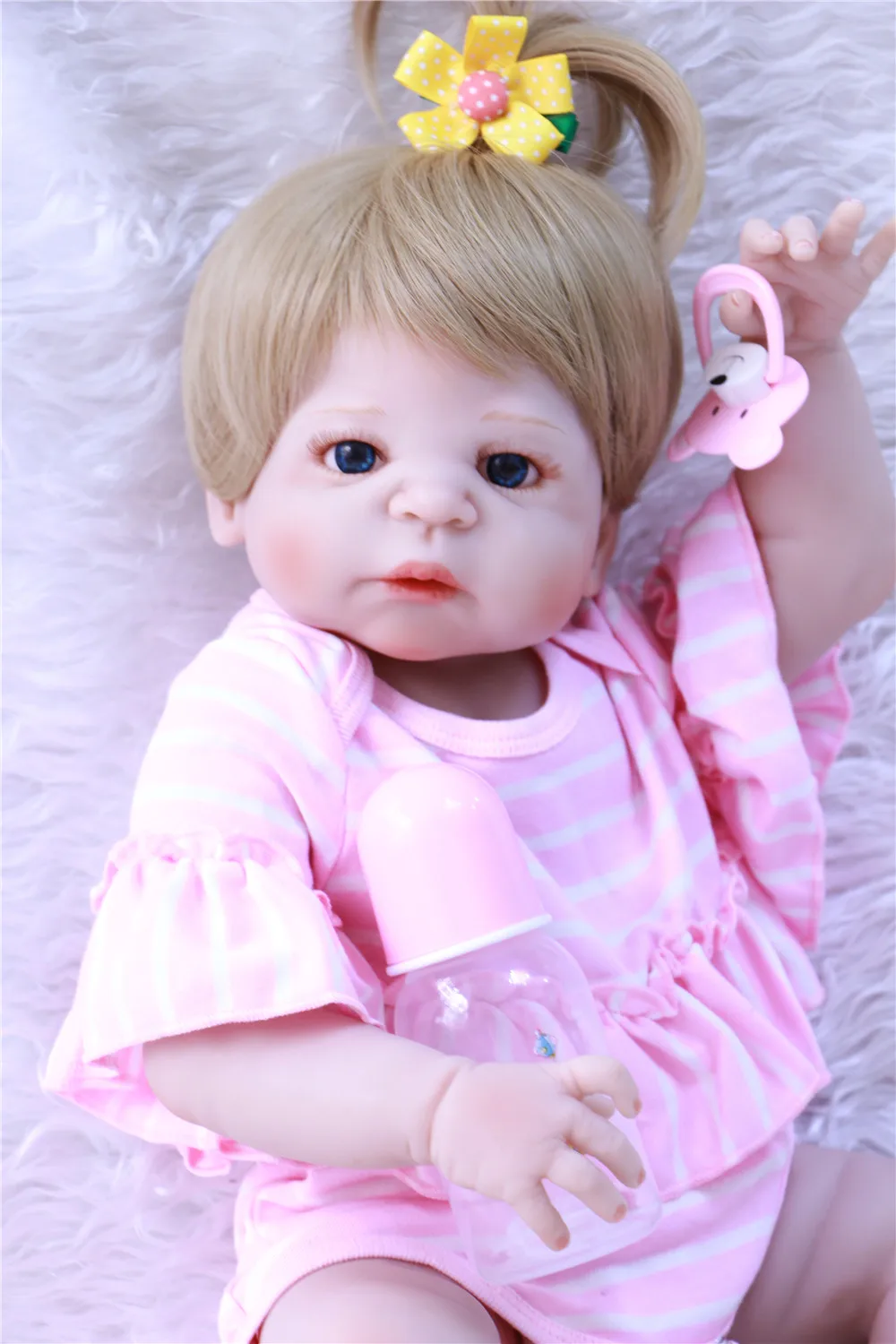 55 см Реалистичная прелестная кукла для малышей мягкие виниловые куклы