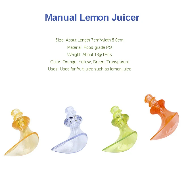 3 шт. еда класс PS Ручной пресс ручная соковыжималка для лимона фруктовый сок