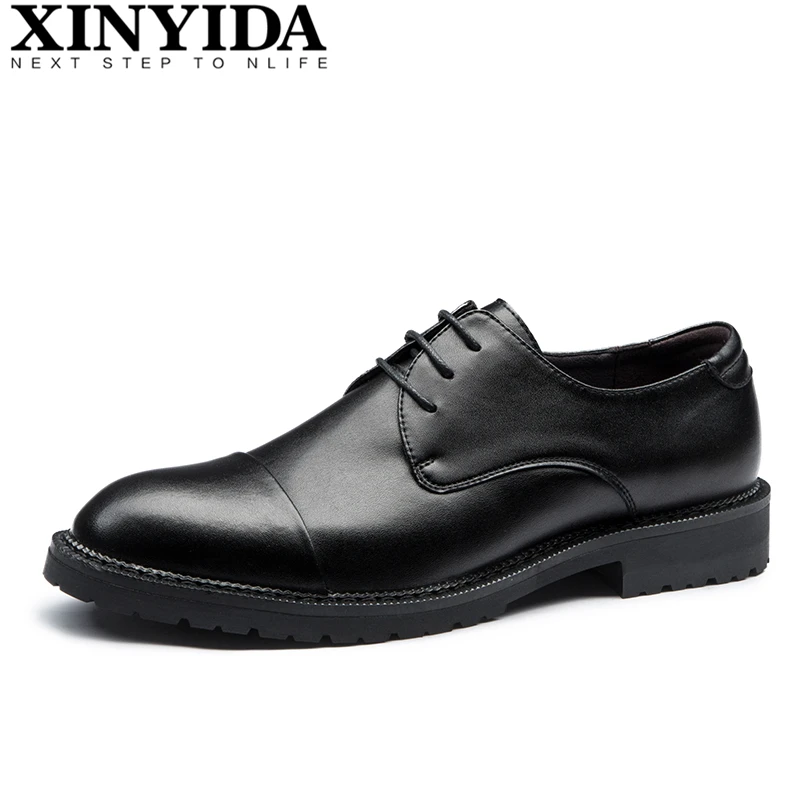 Nens/простая модельная деловая повседневная кожаная обувь Мужская дышащая из