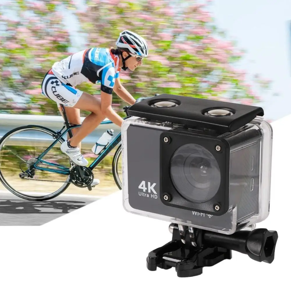 Спортивная экшн камера Ultra HD 4K/25fps Wi Fi 2 0 ° 170 °|Экшн-камеры| |