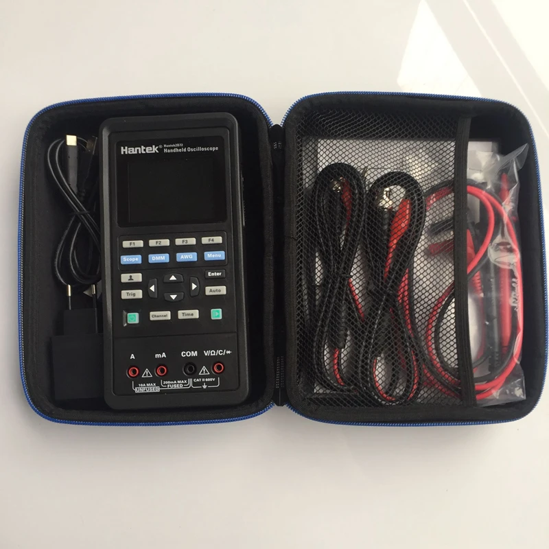 Цифровой осциллограф Hantek 3 в 1 портативный USB мультиметр с 2 мя каналами + генератор