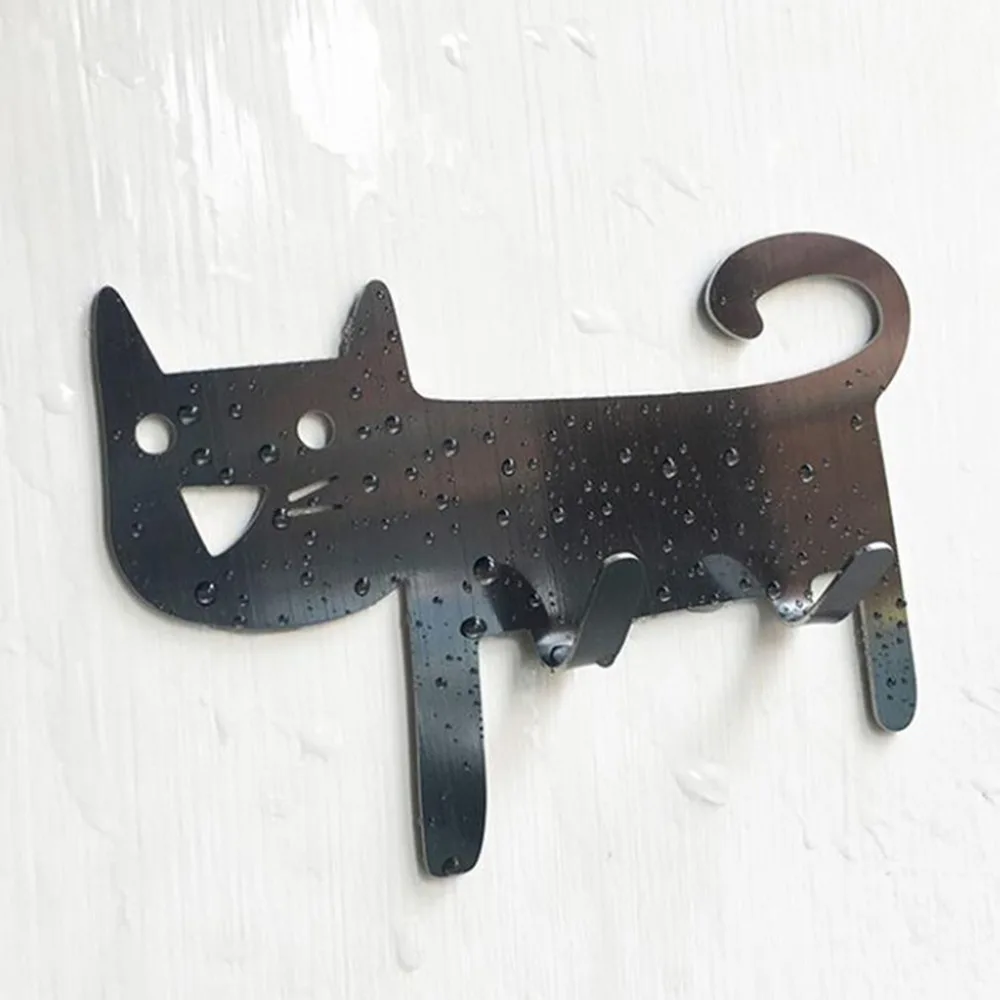 Творческая кухня Настенная дверная металлический крючок для ключей принтом