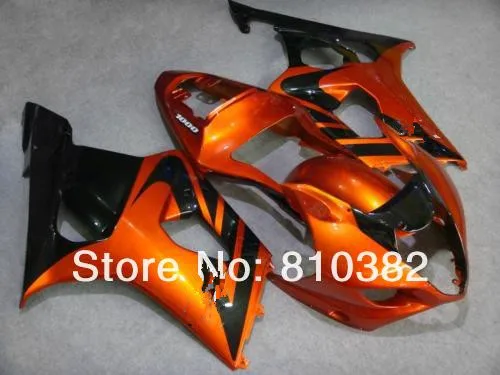Комплект обтекателей для мотоцикла GSXR1000 03 04 GSXR 1000 K3 2003 2004 оранжево черный