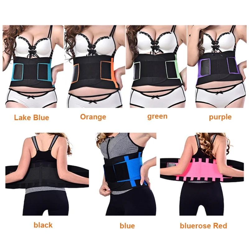 

Outdoor sports protective gear enhanced warm waist slim shape shaping waist fixed belt sports color belt New