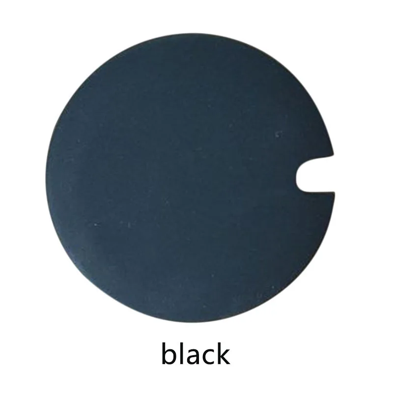 black Кухонные гаджеты крышки чашки крышка для кофейной кружки 1 шт. посуда для напитков аксессуары термостойкая Пищевая силиконовая защита от протекания - Цвет: black
