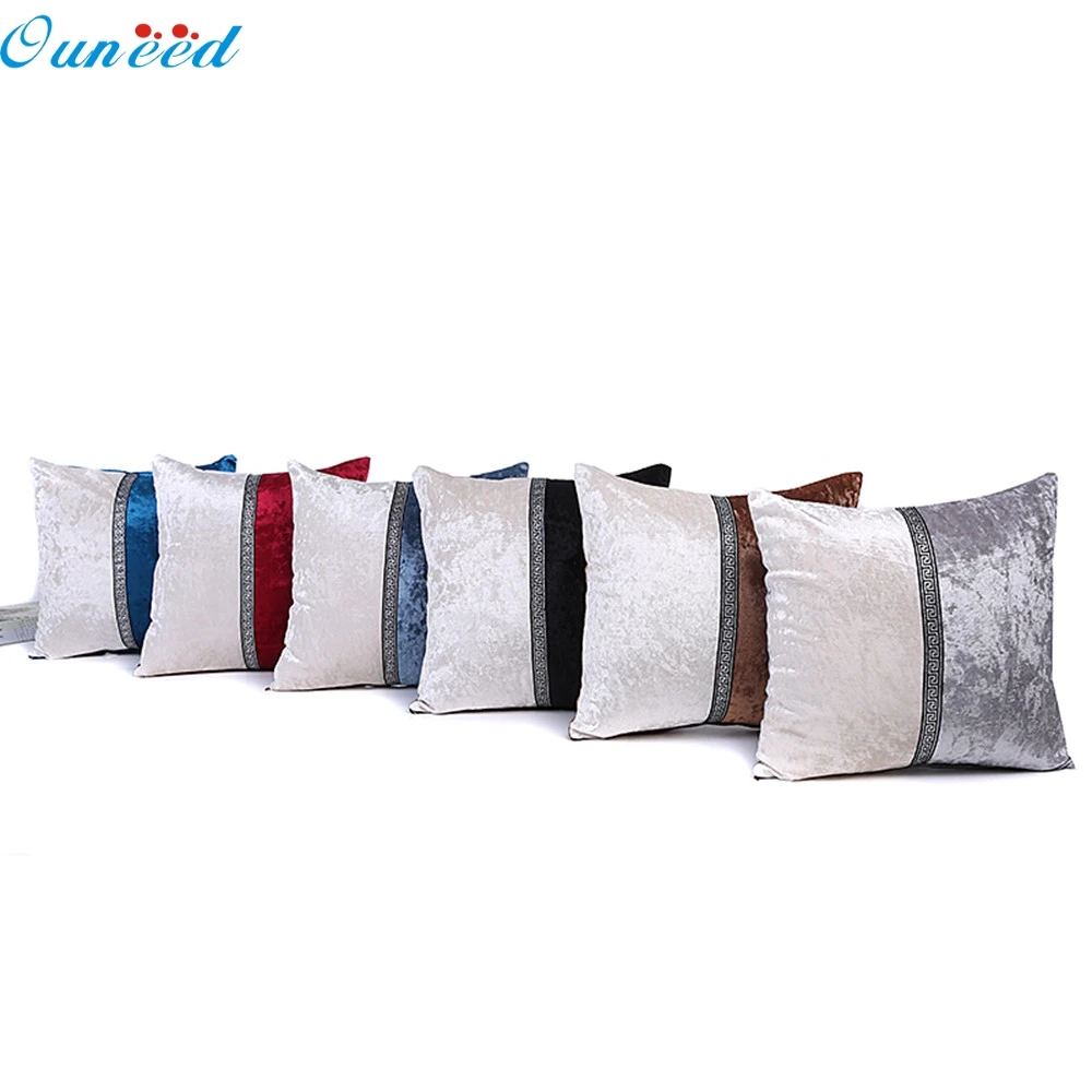 Ouneed 45x45 см счастливый высокое качество красота дома De Coussin семь видов фарфоровый чехол для подушки кафе домашний декор Чехлы для подушек