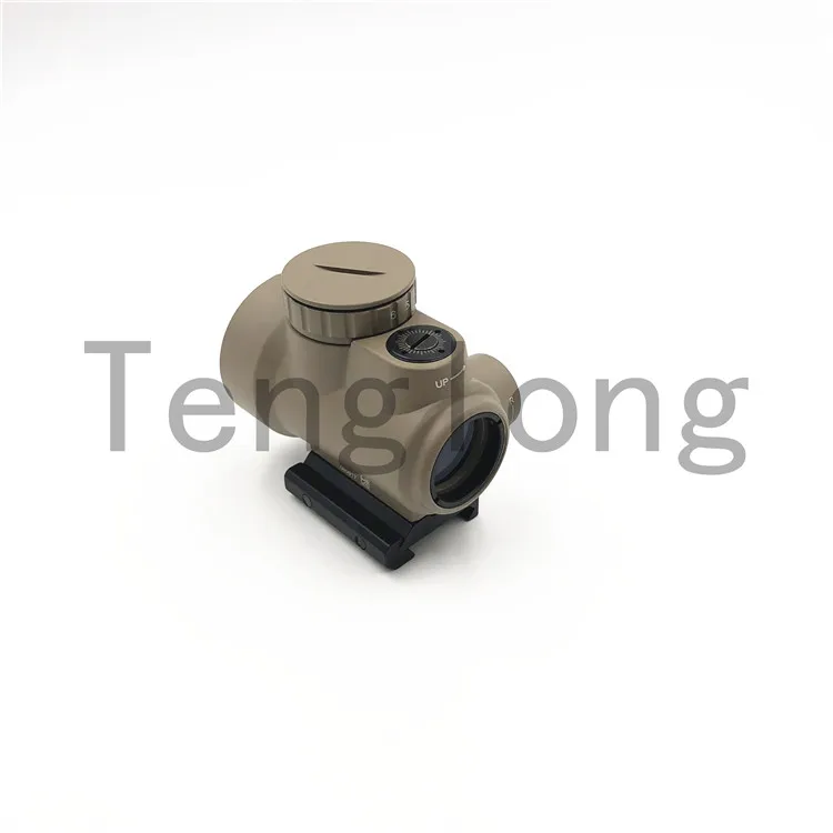 MRO Style Red Dot Sight Holographic Sight Reflex Sight Airsoft Toy with Low Mount(Black / Tan