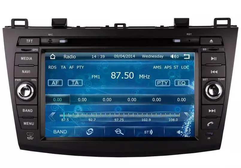 8 &quotАвтомобильный dvd-плеер с GPS (опционально) аудио Радио стерео AUX BT/TV Canbus