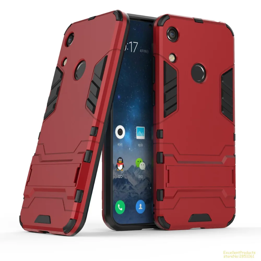 Для huawei Honor 8A Чехол Мягкий силикон и жесткий пластик двойная степень защиты