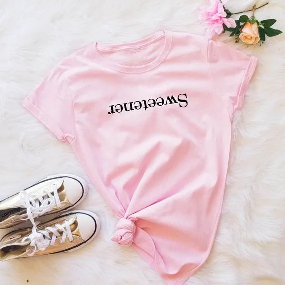 

Sugarbaby Sweetener T shirt No tears Left you Cry Ariana Grande inspired Song Music Star Christmas Gift for her for him Dropship