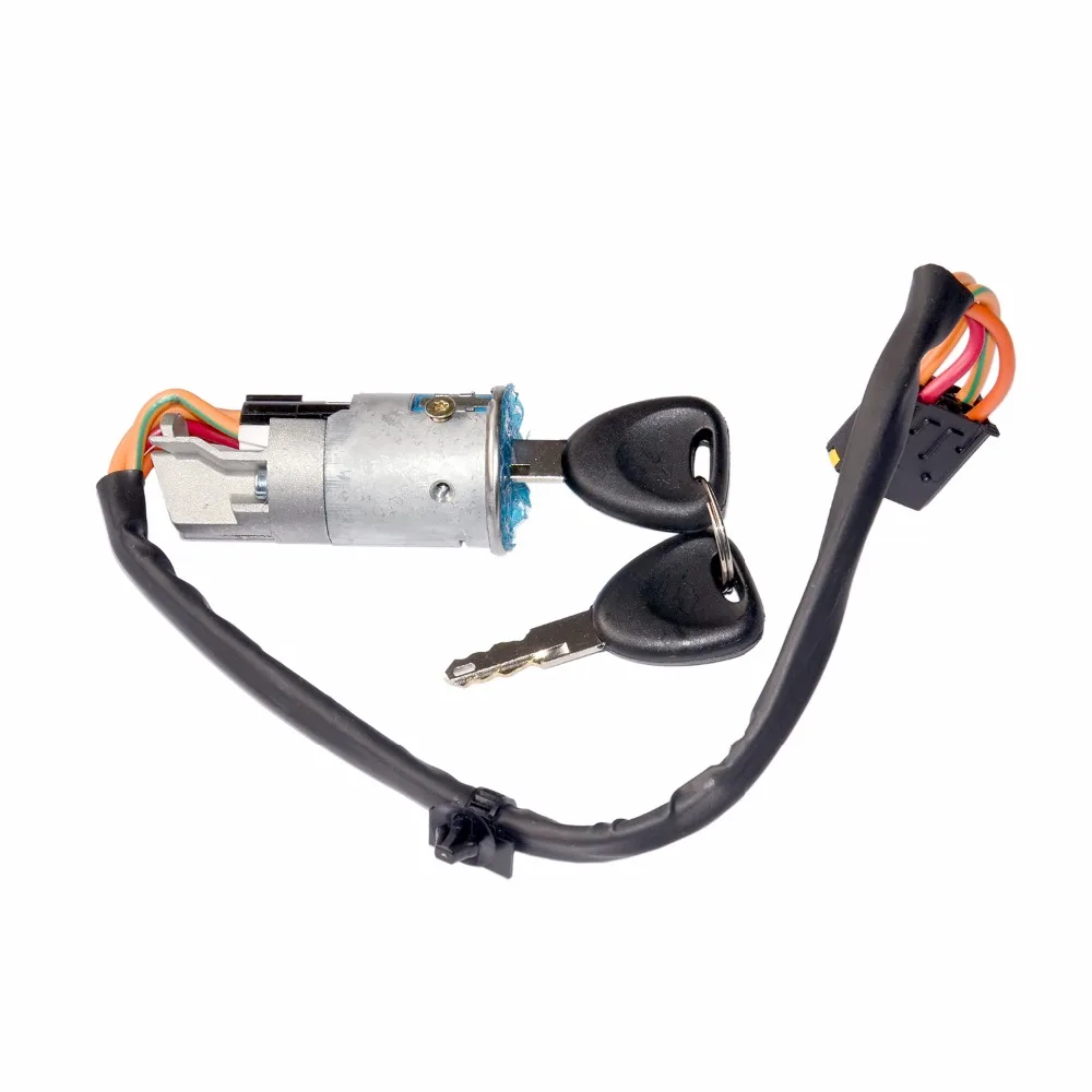 AP02 ствол зажигания переключатель с двумя ключами для RENAULT CLIO 2 MK2 MEGANE SCENIC I DACIA LOGAN SANDERO