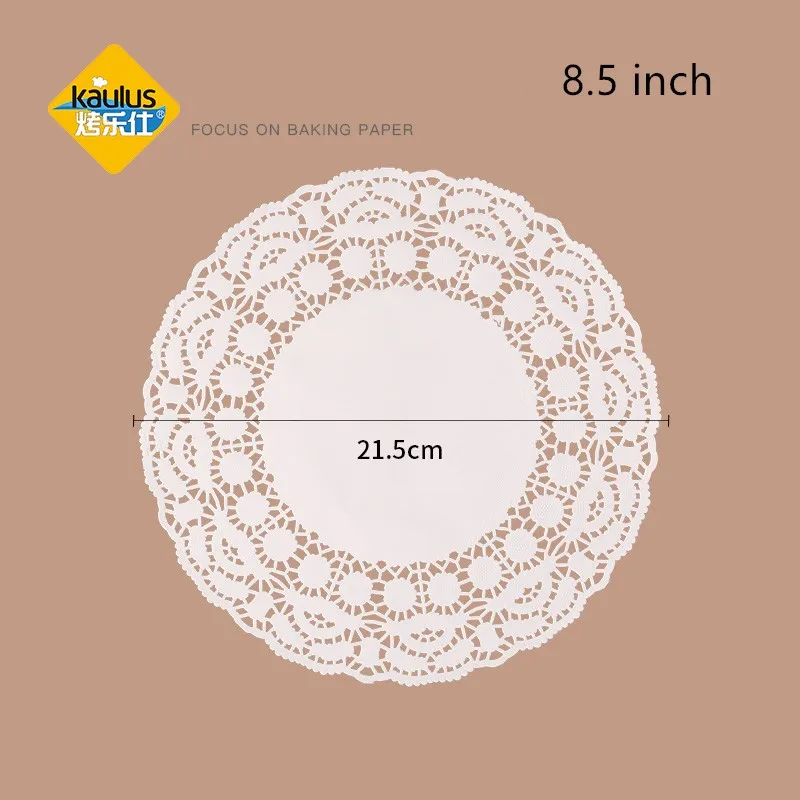 9.5 inch 20 шт 6/8 дюймов пергаментная бумага для выпечки круги предварительно вырезанные круглые пергаментные листы для тортов голландская печь воздушная фритюрница ватрушки navidad - Цвет: 9.5 inch