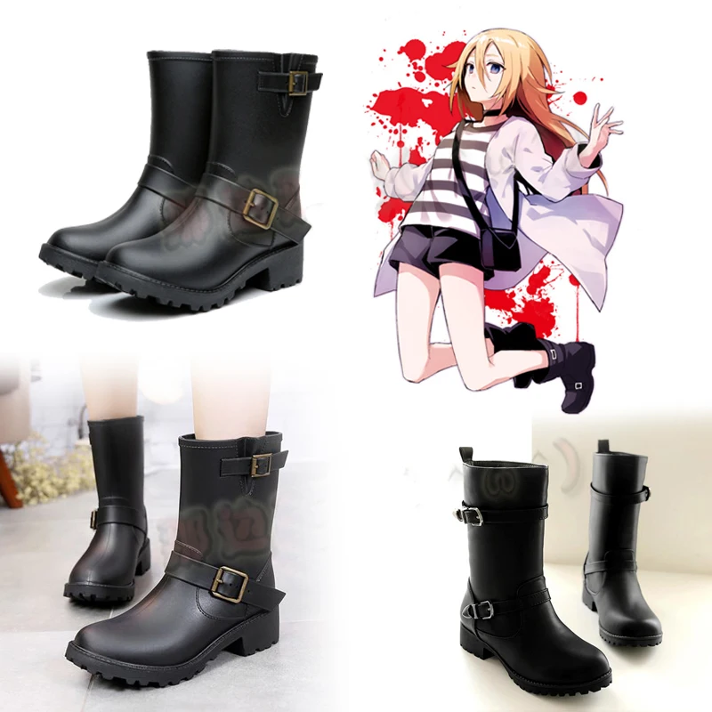 Аниме ангелы смерти Обувь для костюмированной вечеринки Rachel Gardner Женские ботинки
