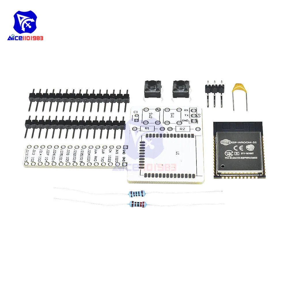Diymore ESP 32 WROOM Rev1 Wi Fi Беспроводной Bluetooth модуль макетная плата для Arduino DIY