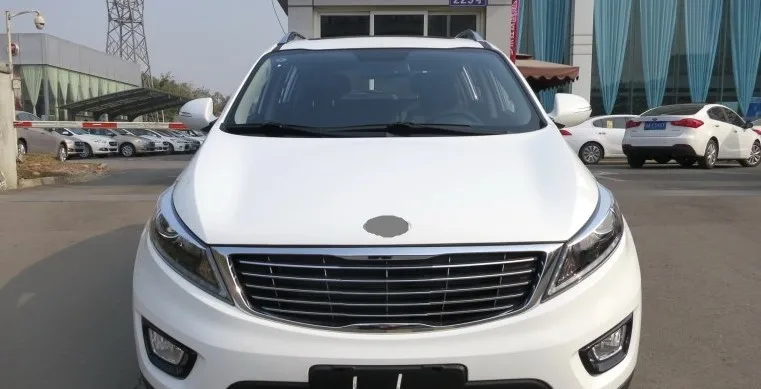 Серебристый/черный передний верхний бампер капота решетка радиатора для Kia Sportage 3