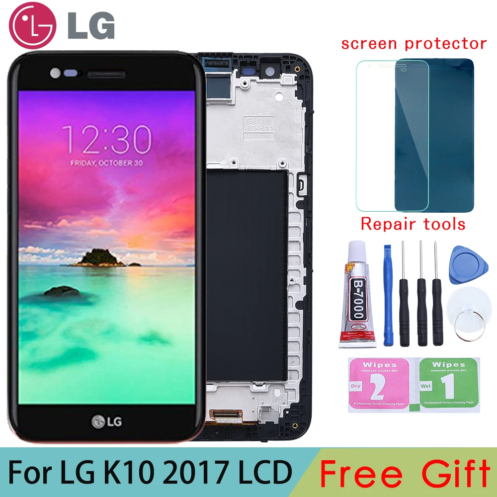 Фото 5 3 ''Оригинальный дисплей для LG K10 2017 LCD сенсорный экран дигитайзер K20 Plus M250 M250N